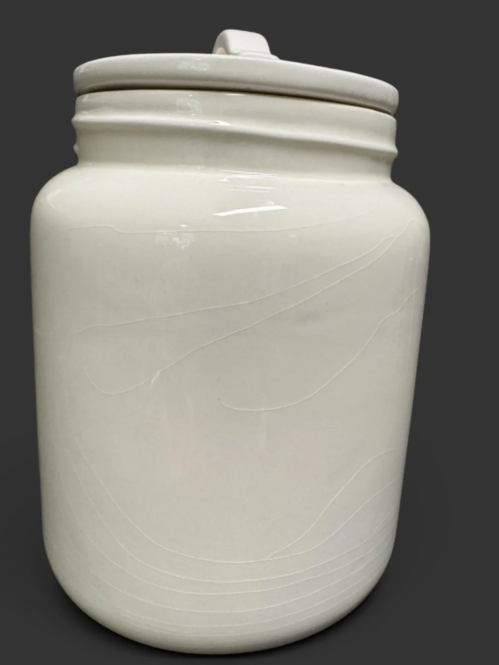 Rae Dunn TEA Large Canister w/Lid Farmhouse